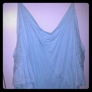 Torrid layered off the shoulder top